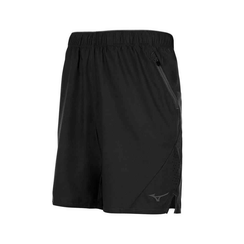 Pantalones Cortos Mizuno Alpha 9" Hombre Negras Outlet QWSR-83504